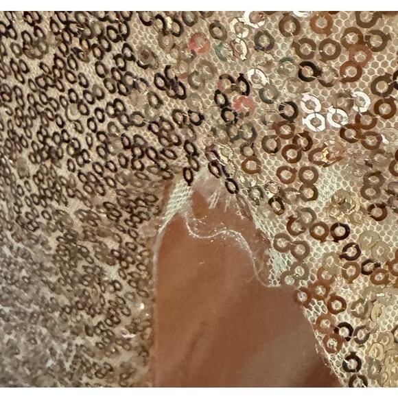 Rose Gold sequin dress - Picture 6 of 10